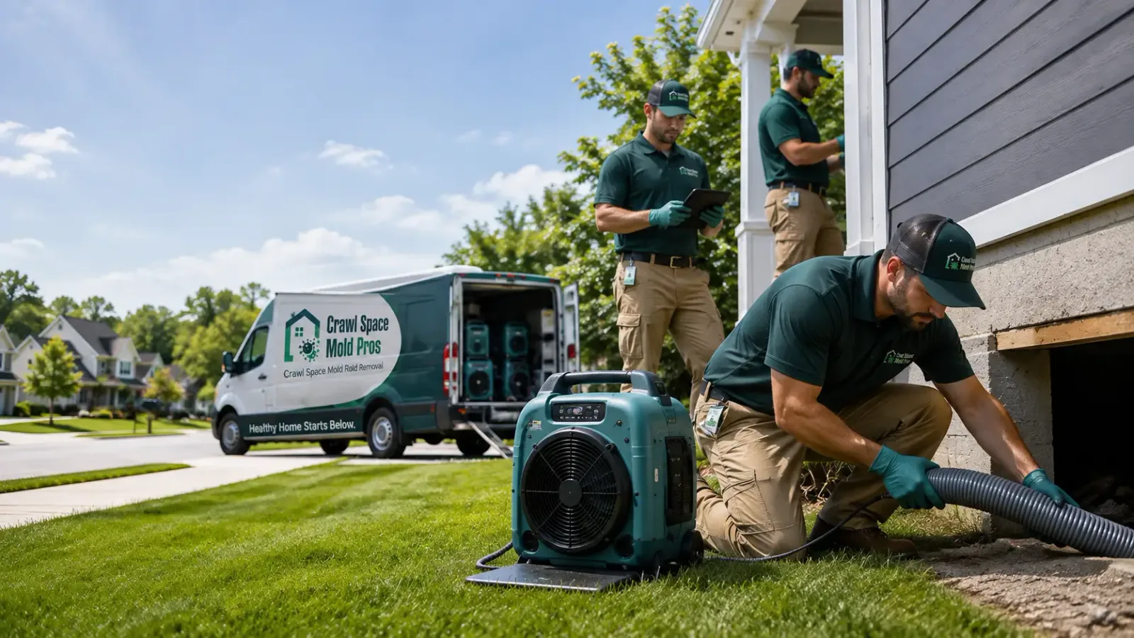 Crawl Space Mold Removal in Scott City, KS